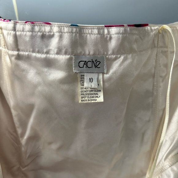 Cache Pink and White Floral Maxi Dress - Picture 15 of 16